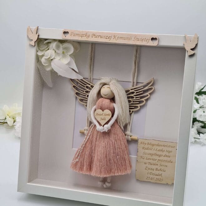 Anioł Stróż dla dziewczynki– Pamiątka Pierwszej Komunii Świętej