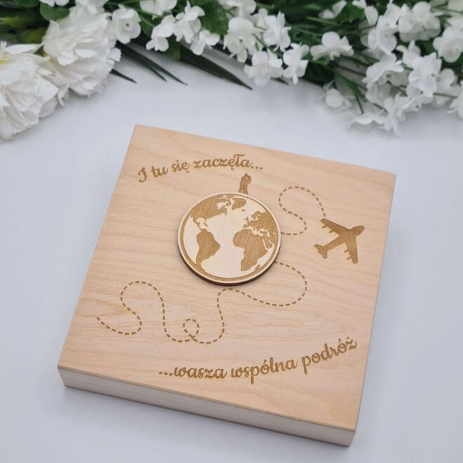 pudełko na pieniądze prezent ślubny