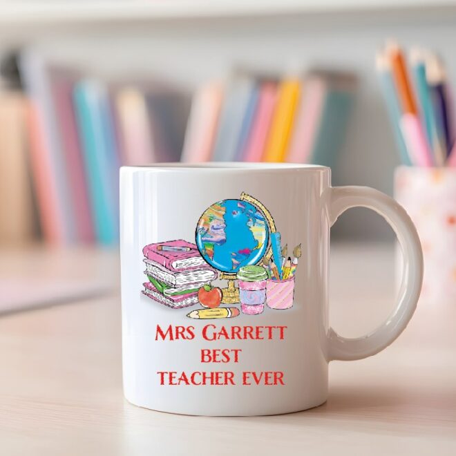 Kubek dla nauczyciela "Best Teacher Ever"