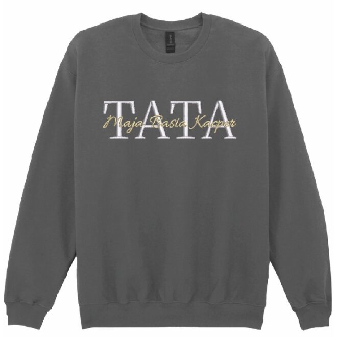 Bluza Tata z imionami dzieci