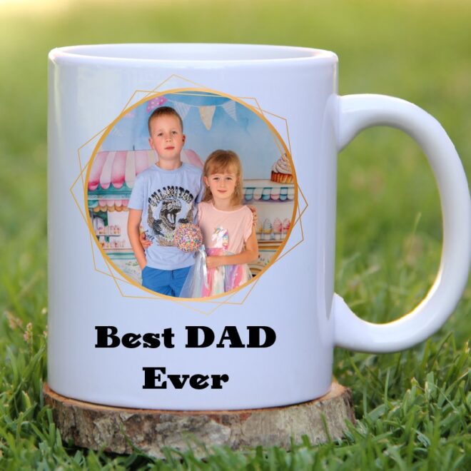 Kubek ze zdjęciem Best Dad Ever