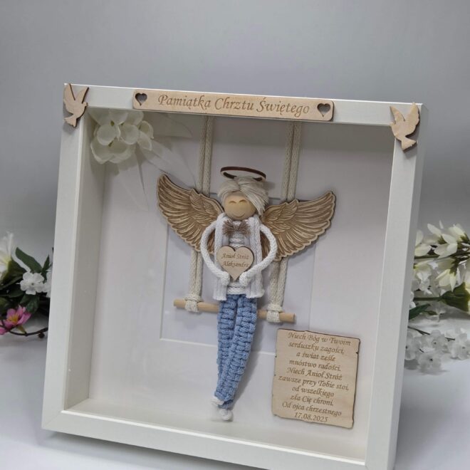 Anioł Stróż dla chłopca – Pamiątka Chrztu Świętego