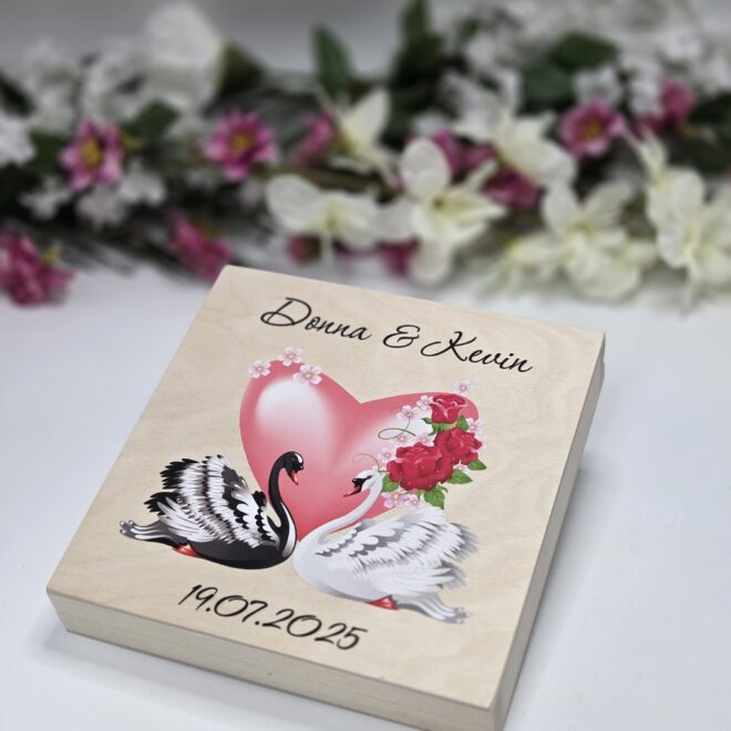 Pudełko na pieniądze personalizowany prezent ślubny – wyjątkowy prezent dla Nowożeńców