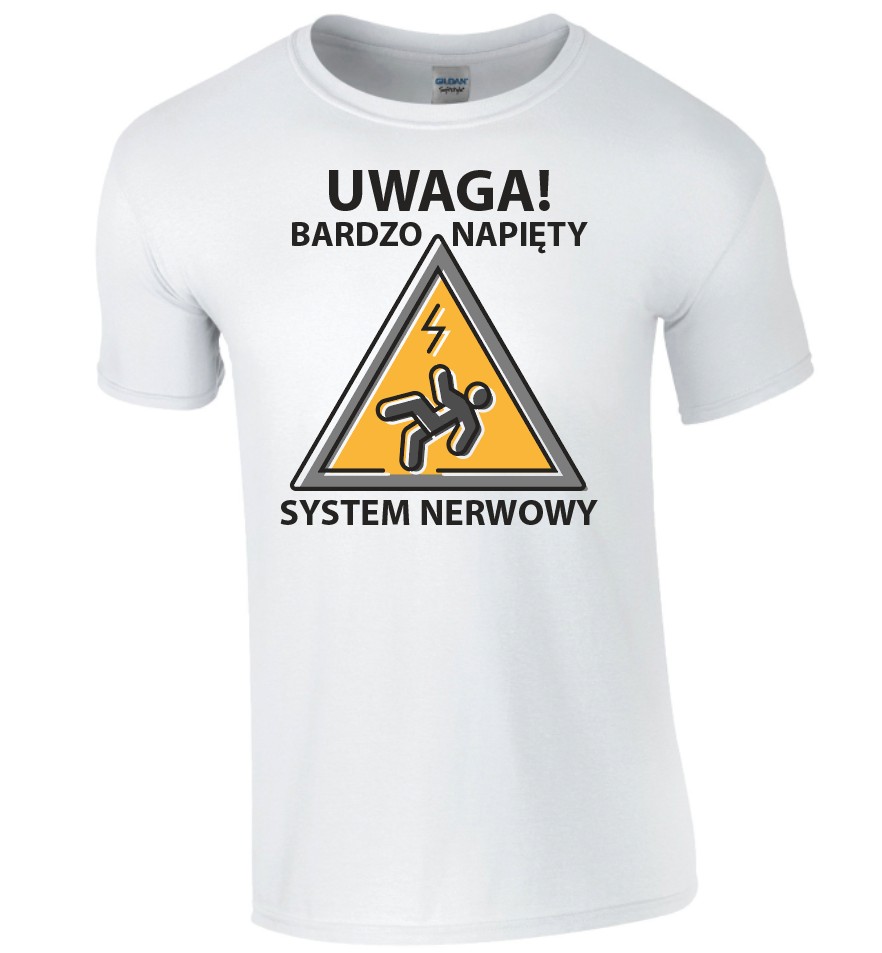 koszulka bardzo napiety system nerwowy