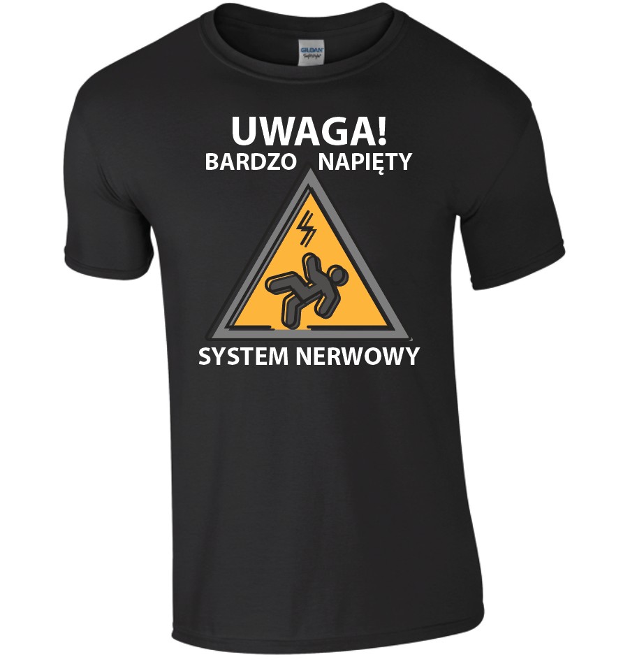 koszulka bardzo napiety system nerwowy