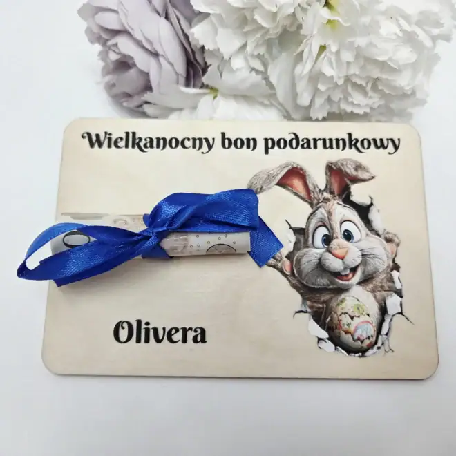 Personalizowany bon wielkanocny