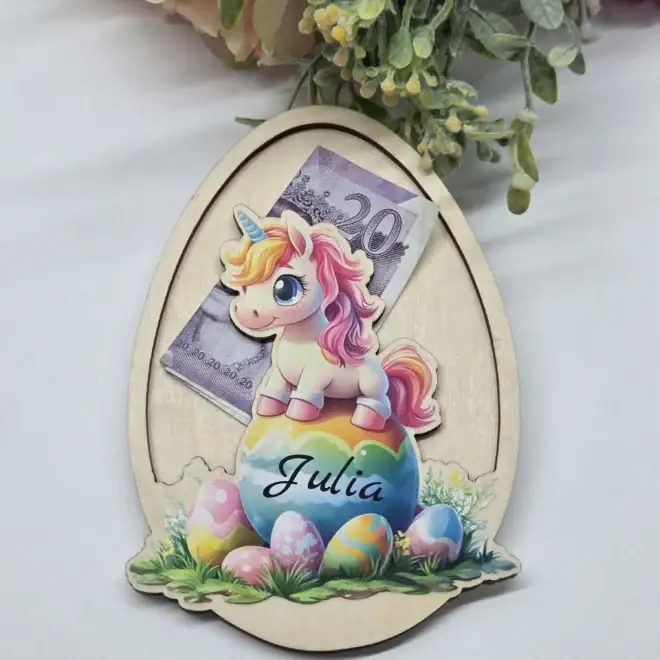Personalizowane jajko wielkanocne na banknot