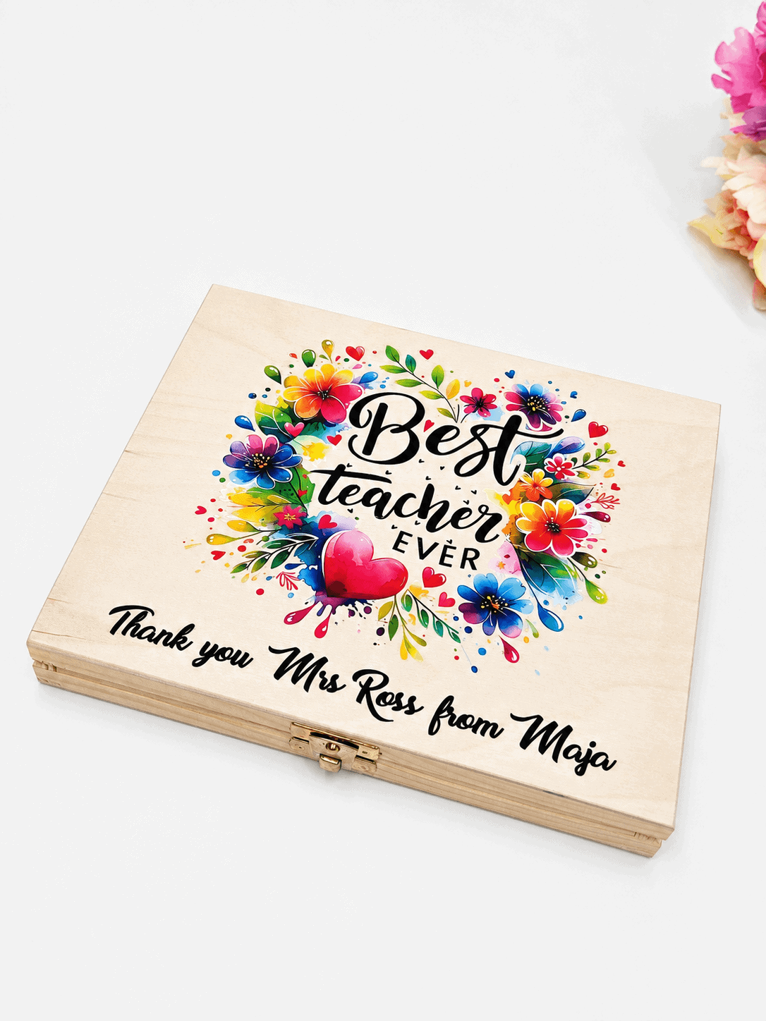 Best Teacher pudełko na czekoladki dla nauczyciela